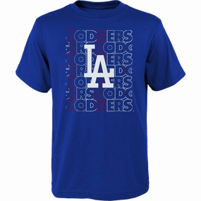 Youth Dodgers Letterman Tee